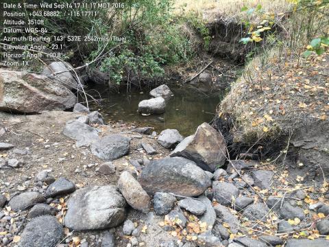 Fragmentation in Dry Creek (isolated pools)